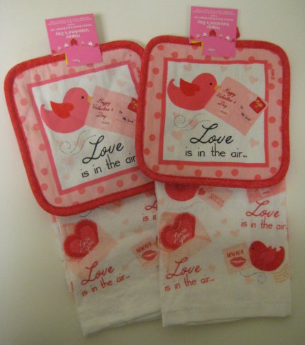 Algopix Similar Product 1 - Love Is in the Air Valentine Kitchen