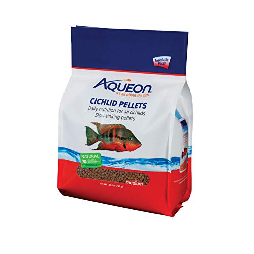 Algopix Similar Product 9 - Aqueon Cichlid Slow Sinking Fish Food