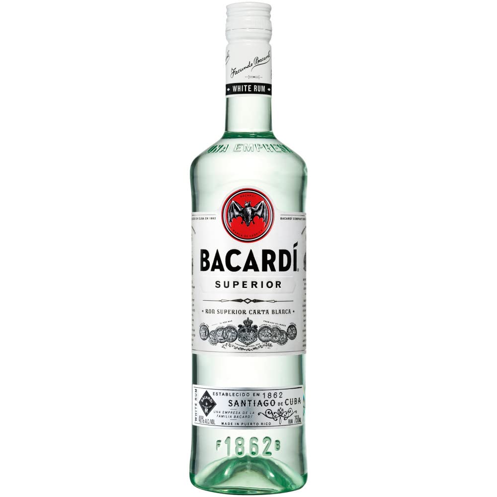 Algopix Similar Product 1 - Bacardi Superior Rum, 750 ml, 80 Proof