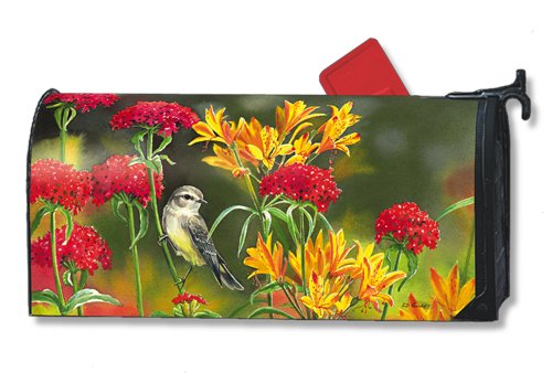 Algopix Similar Product 17 - MailWraps Summer Flowers Mailbox Cover