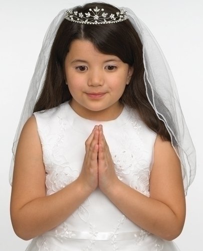 Algopix Similar Product 13 - Rhinestone Encrusted Communion Tiara