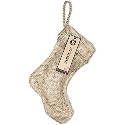 Algopix Similar Product 4 - Canvas Corp Burlap Small Stocking