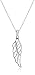 Algopix Similar Product 4 - Sterling Silver Angel Wing Drop Pendant