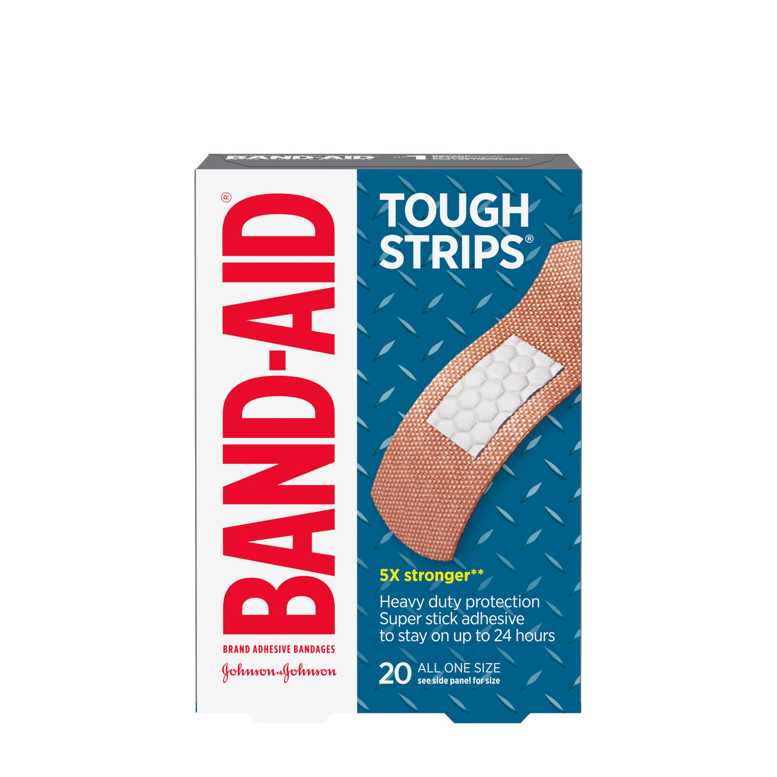 Algopix Similar Product 15 - BANDAID Brand Tough Strips Adhesive