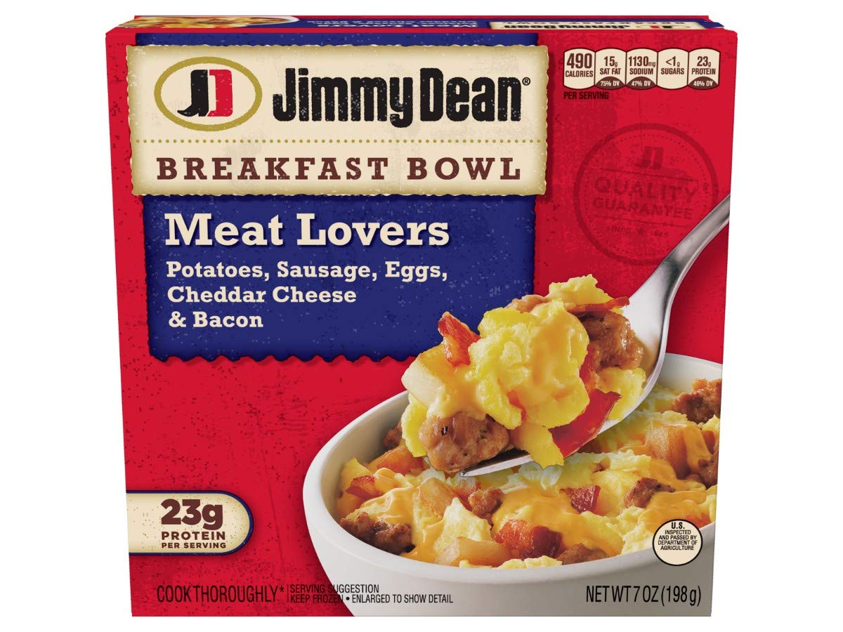 Algopix Similar Product 13 - Jimmy Dean Meat Lovers Breakfast Bowl