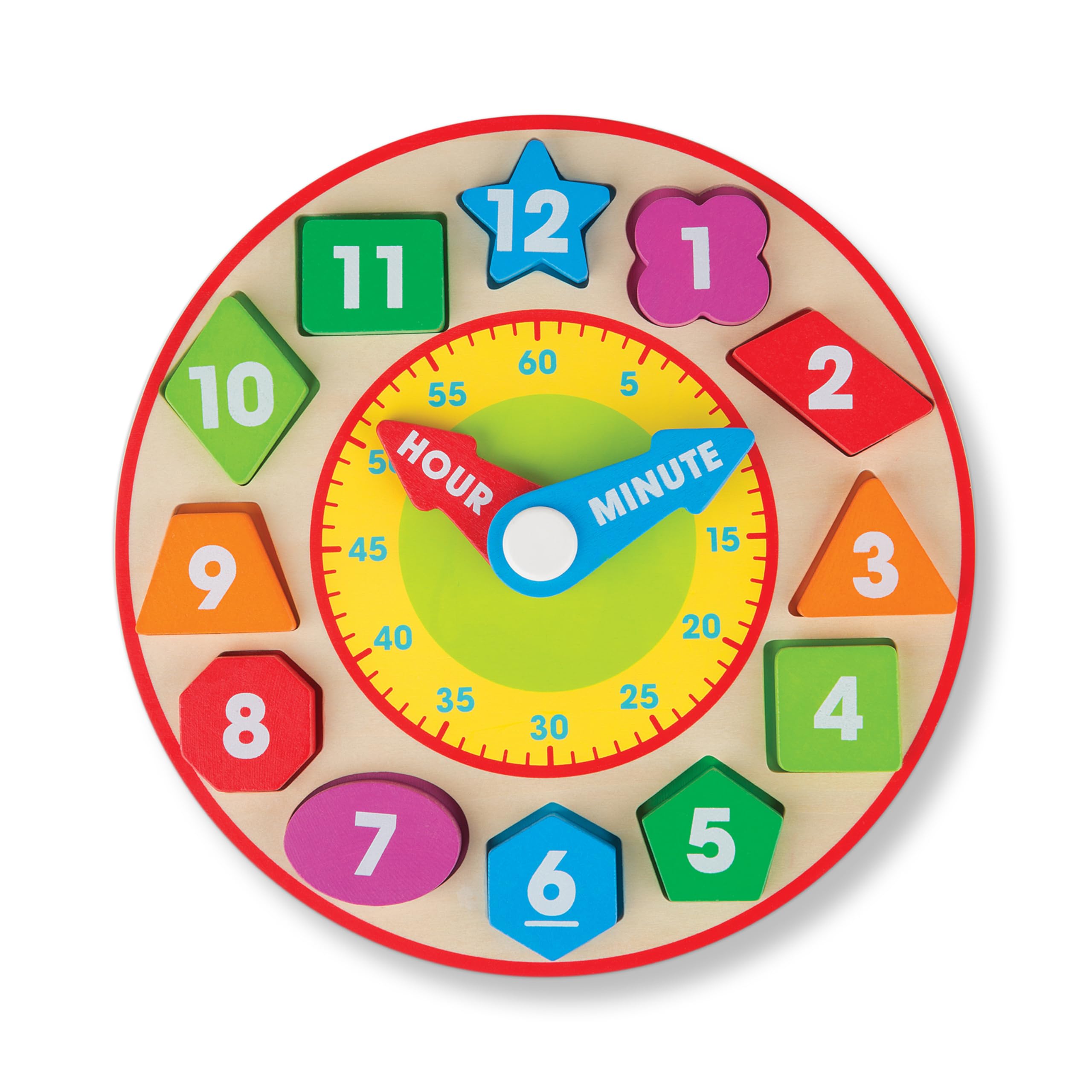 Algopix Similar Product 2 - Melissa  Doug Shape Sorting Clock 