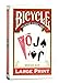 Algopix Similar Product 10 - Bicycle Large Print Playing Cards