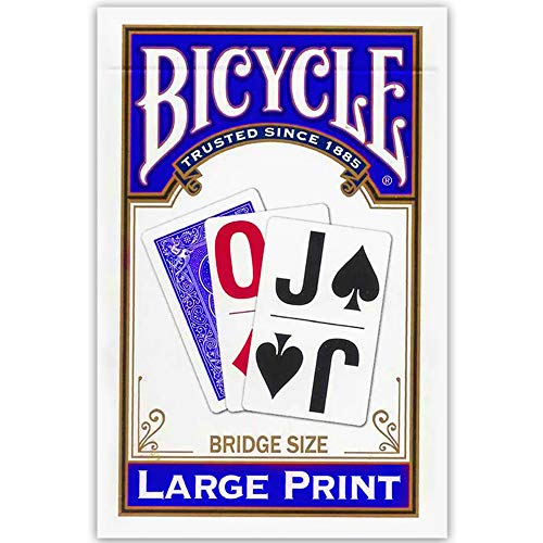 Algopix Similar Product 8 - Bicycle Large Print Bridge Size Playing