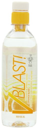 Algopix Similar Product 12 - VBlast Spring Water, Orange, 12-Count