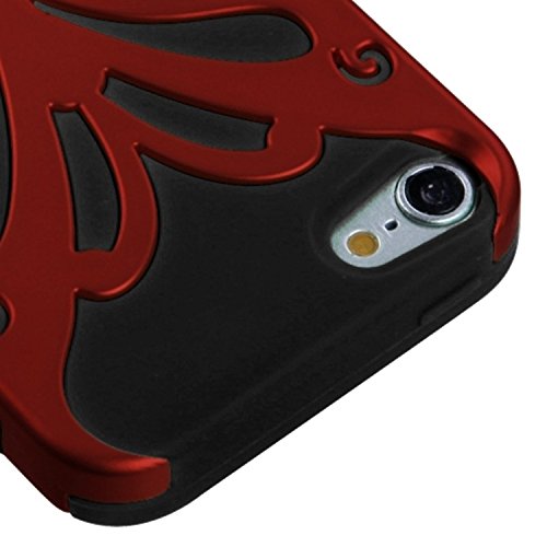 Algopix Similar Product 11 - Asmyna Titanium RedBlack Butterfly