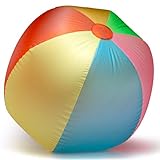 Algopix Similar Product 10 - Giant Beach Ball  Huge Inflatable 48