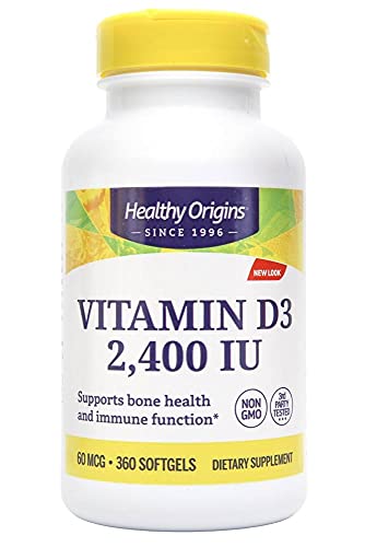 Algopix Similar Product 20 - Healthy Origins Vitamin D32400 IU 