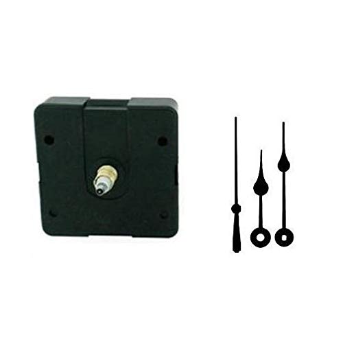 Algopix Similar Product 10 - Quartz Clock Movement Kit with 3 Black