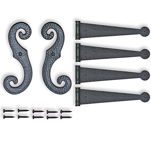 Algopix Similar Product 20 - Decorative Vinyl Shutter Hinges and S