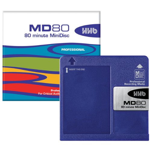 Algopix Similar Product 14 - HHB MD80 80 Minute MiniDisc (5 Pack)