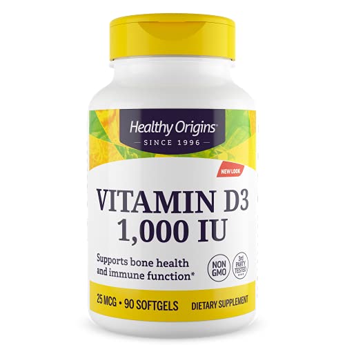 Algopix Similar Product 4 - Vitamin D3 1,000IU 90 Softgels