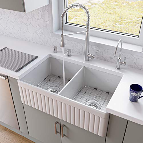 Algopix Similar Product 10 - ALFI brand AB537 White 32Inch Fluted