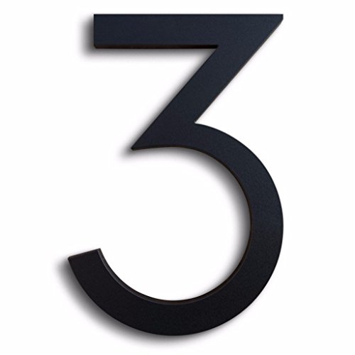 Algopix Similar Product 11 - Modern House Number Black Color