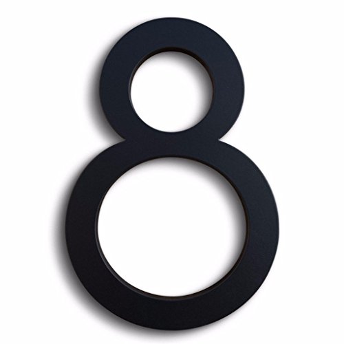 Algopix Similar Product 17 - Modern House Number Black Color