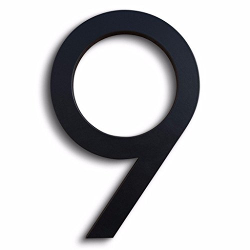 Algopix Similar Product 3 - Modern House Number BLack Color