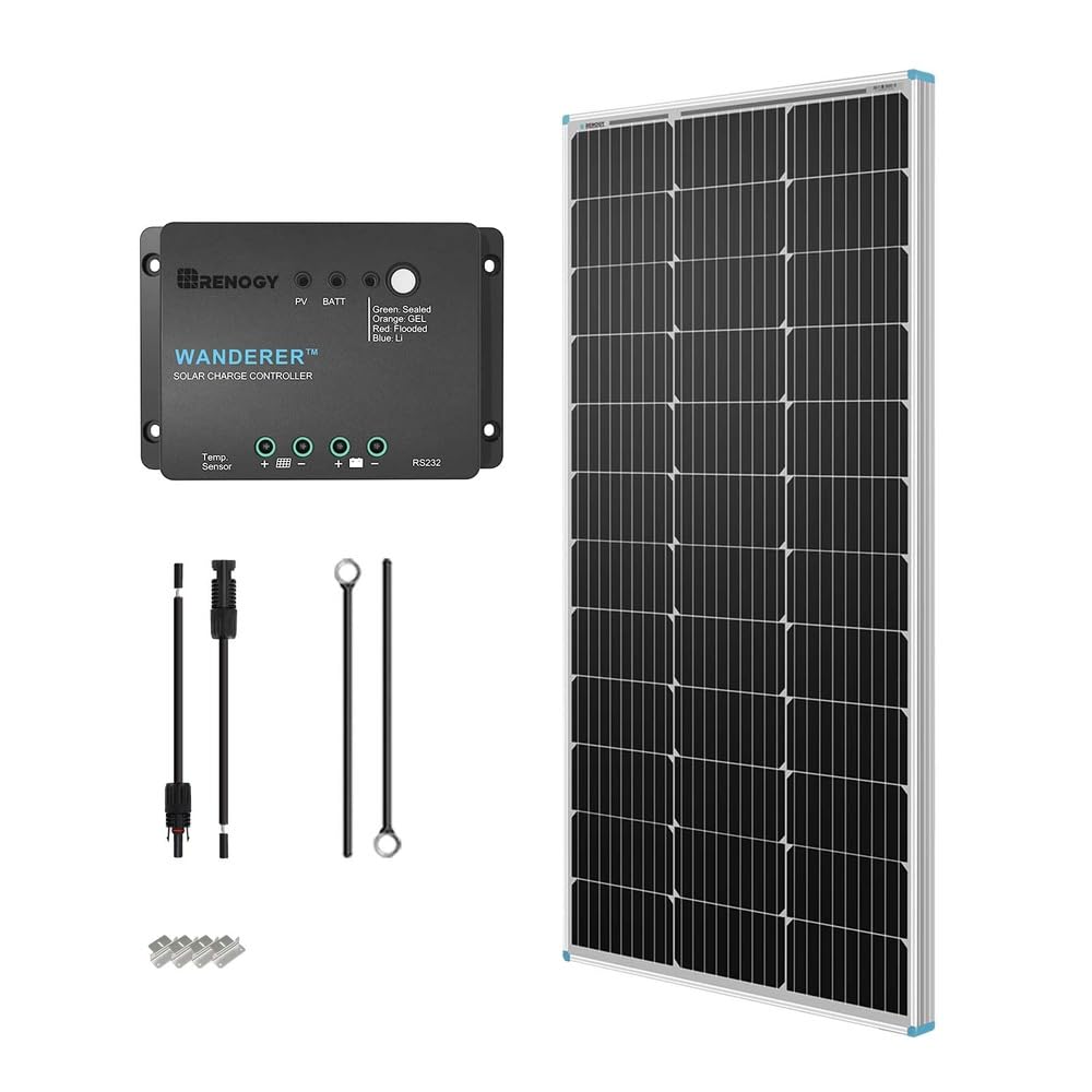 Algopix Similar Product 18 - Renogy 100W 12V Solar Panel Starter