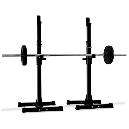Algopix Similar Product 11 - Klarfit Weight Lift Squat Rack Curl Bar