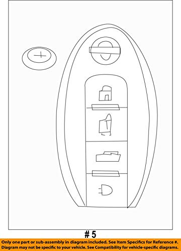 Algopix Similar Product 16 - Nissan 285E39N07A Remote Control