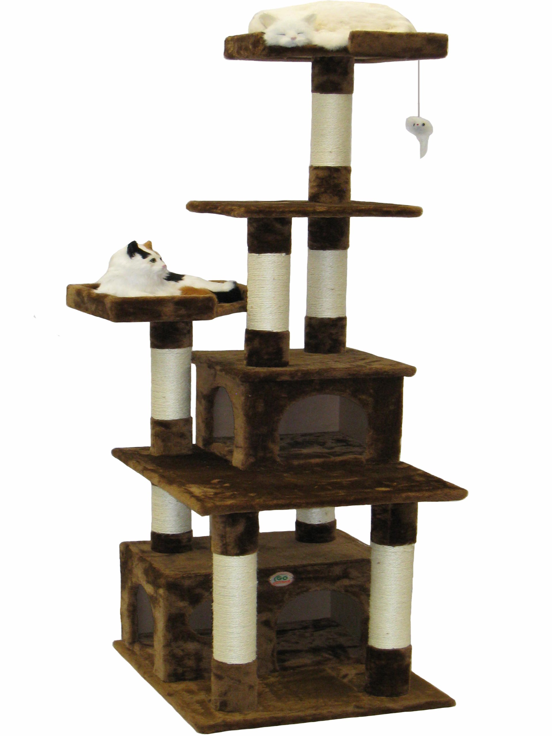 Algopix Similar Product 9 - Go Pet Club Cat Condo, 67-Inch, Brown