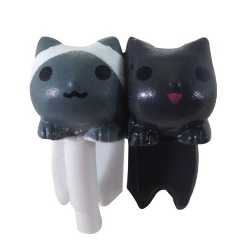 Algopix Similar Product 4 - Wrapables Antidust Cutie Cat Plug for