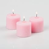 Algopix Similar Product 7 - Set of 24 Richland Votive Candles Pink