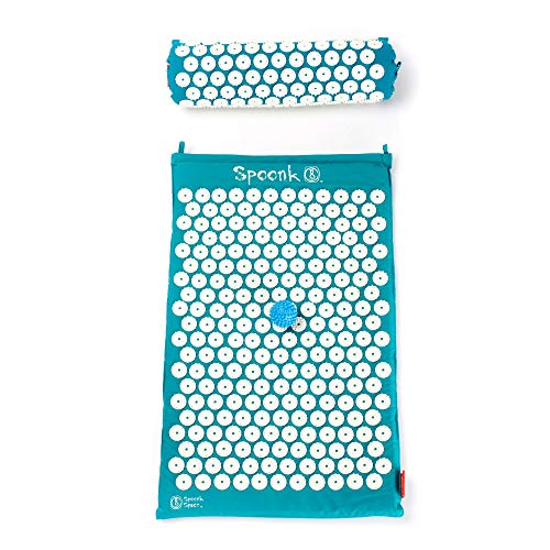 Algopix Similar Product 11 - Spoonk Acupressure Eco Mat Pagoda Blue