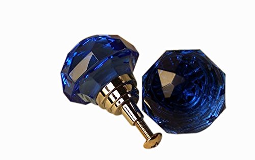 Algopix Similar Product 10 - LARGE Light Cobalt Blue Solid Crystal