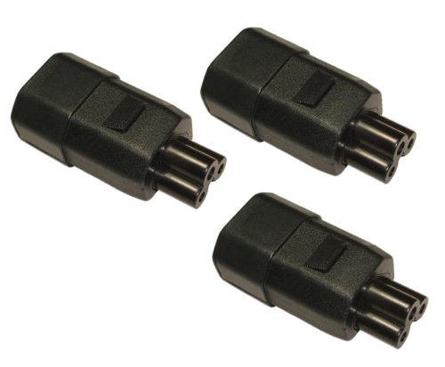 Algopix Similar Product 3 - Conntek 330201 3Pack Plug Adapter IEC