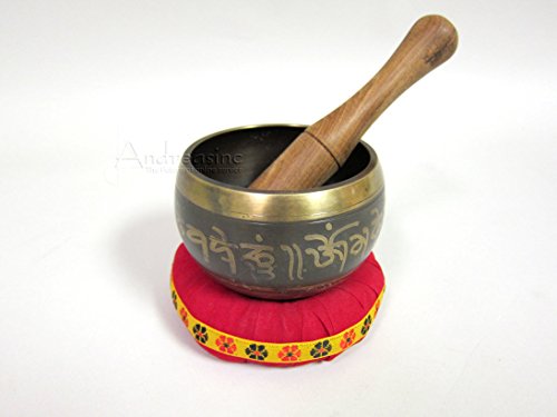 Algopix Similar Product 6 - DOBANI Decorated Singing Bowl 4 