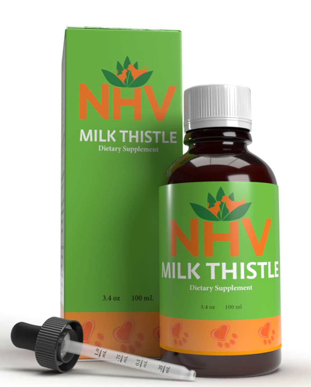 Algopix Similar Product 2 - NHV Milk Thistle for Dogs and Cats 