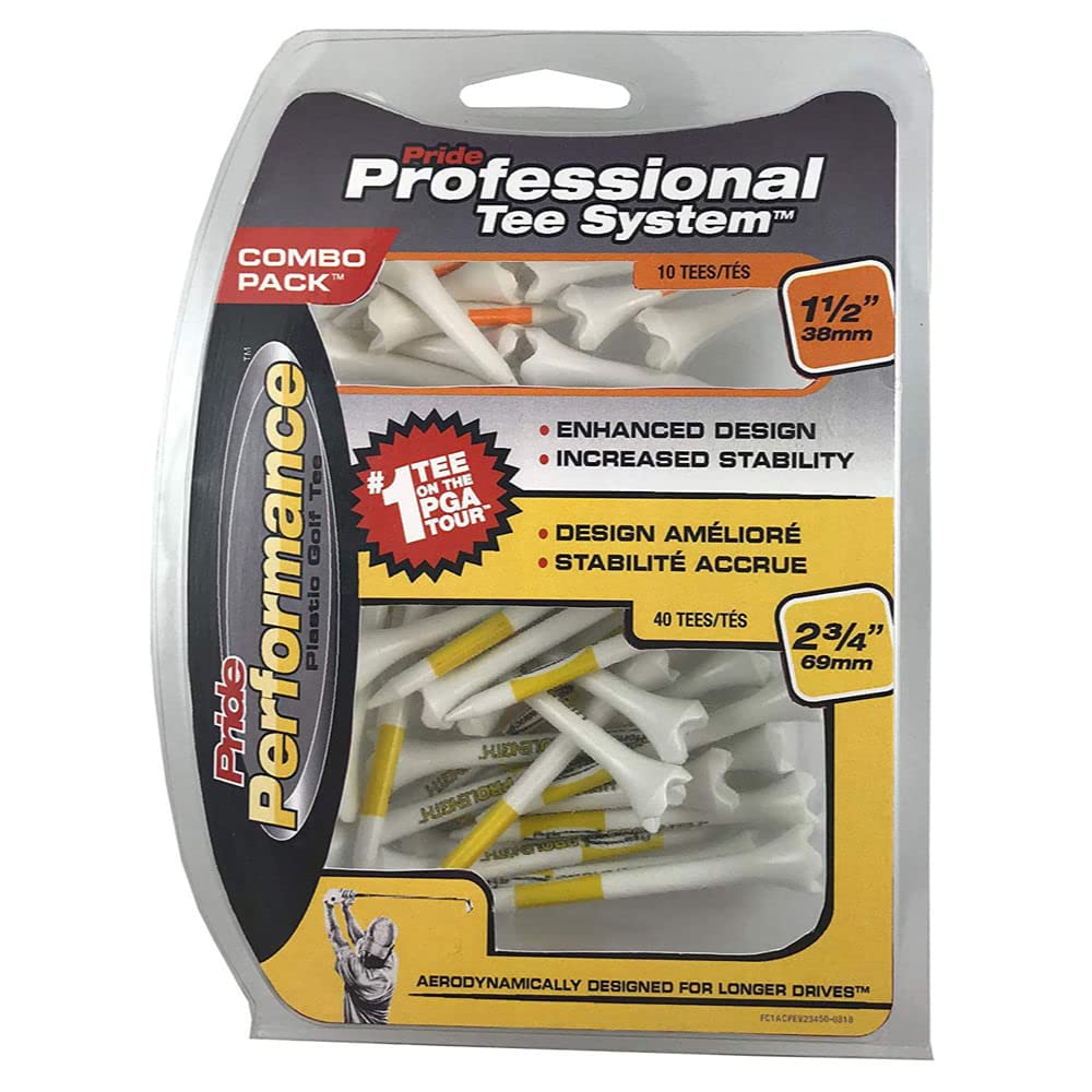 Algopix Similar Product 17 - Pride PTS Plastic Golf Tees  Combo 50