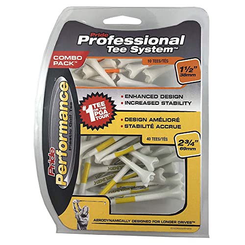 Algopix Similar Product 12 - Pride PTS Plastic Golf Tees  Combo 50