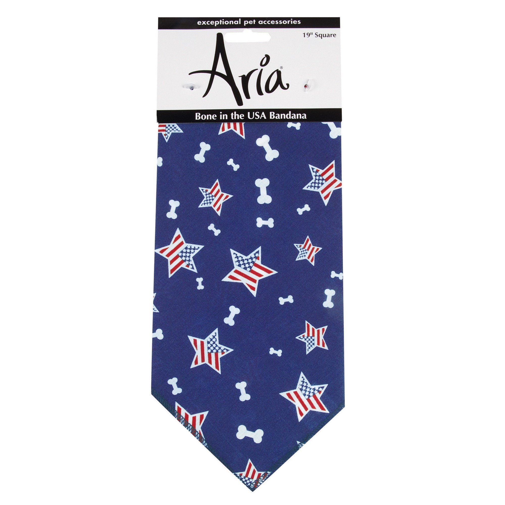 Algopix Similar Product 12 - Aria Bone in the USA Bandanas for Dogs