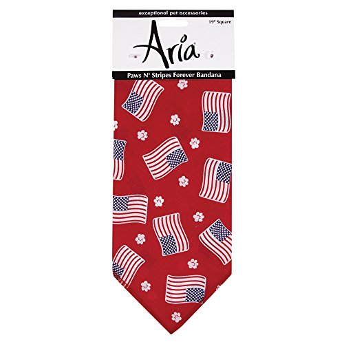 Algopix Similar Product 20 - Aria Paws N Stripes Forever Bandanas