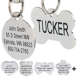 Algopix Similar Product 1 - GoTags Stainless Steel Pet ID Tags