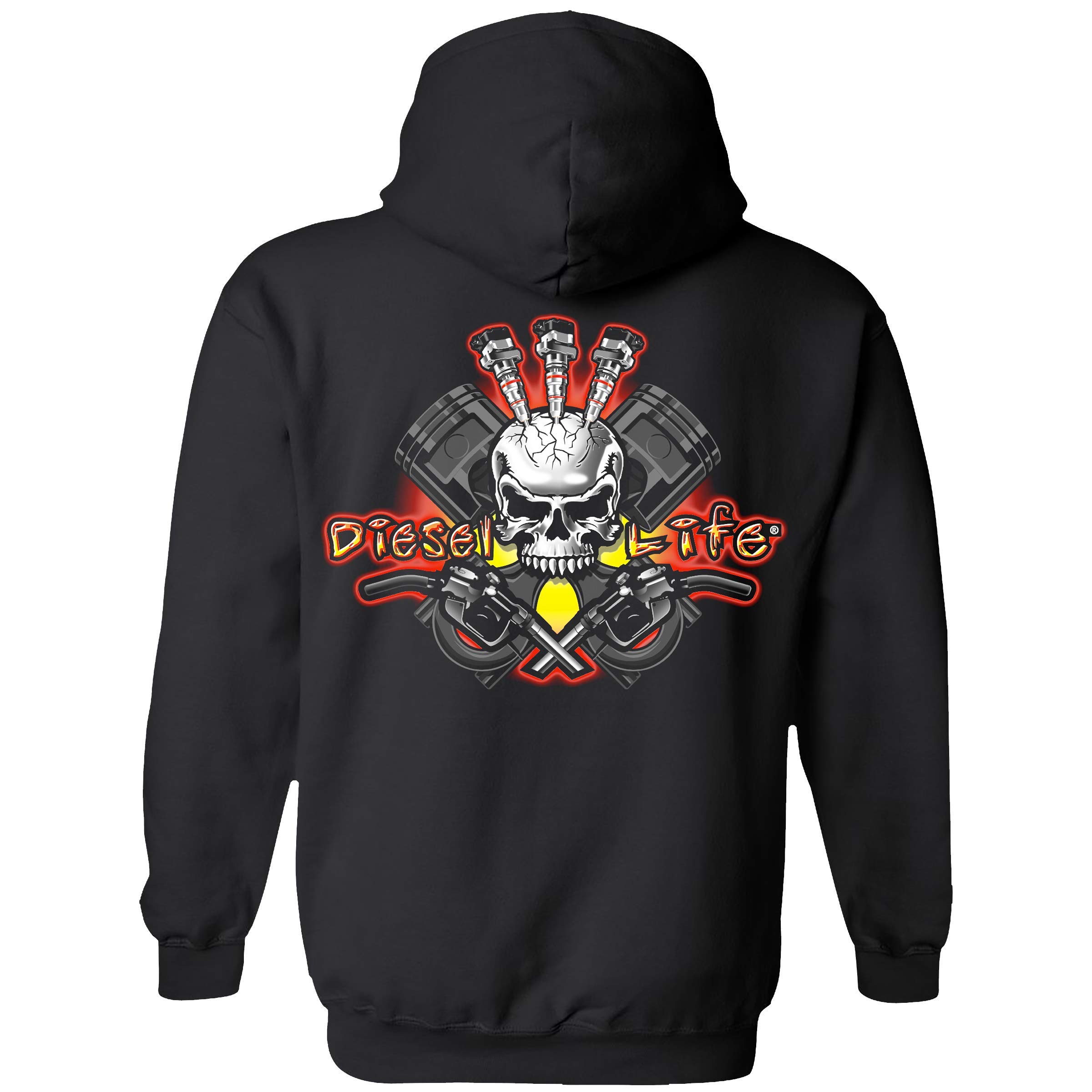 Algopix Similar Product 1 - Diesel Life  Mens Injector Skull