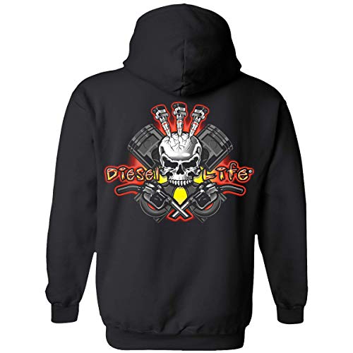 Algopix Similar Product 1 - Diesel Life  Mens Injector Skull