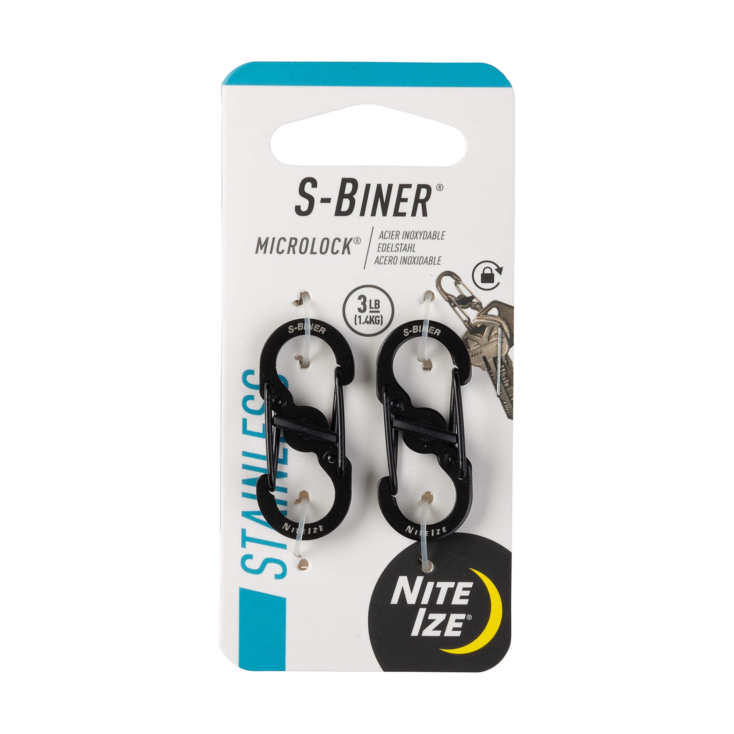 Algopix Similar Product 11 - Nite Ize SBiner MicroLock Stainless