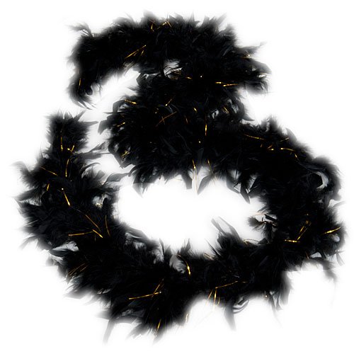Algopix Similar Product 5 - TAIQIAN HUATAI FEATHER PROD CO Black Boa
