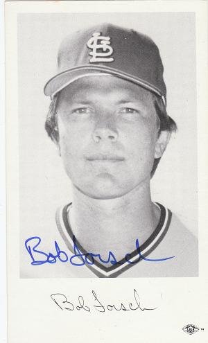 Algopix Similar Product 17 - Signed Team Issued Postcard Bob Forsch