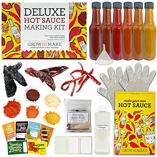 Algopix Similar Product 3 - DELUXE DIY HOT SAUCE MAKING KIT