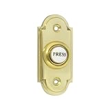 Algopix Similar Product 9 - House of Brass BP15-PB Door Bell Push