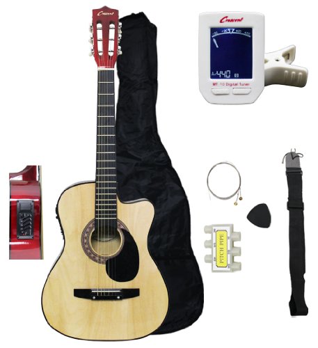 Algopix Similar Product 4 - Crescent 38 Inch Natural Acoustic