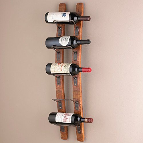 Algopix Similar Product 8 - Wine Enthusiast Barrel Stave Wall Wine