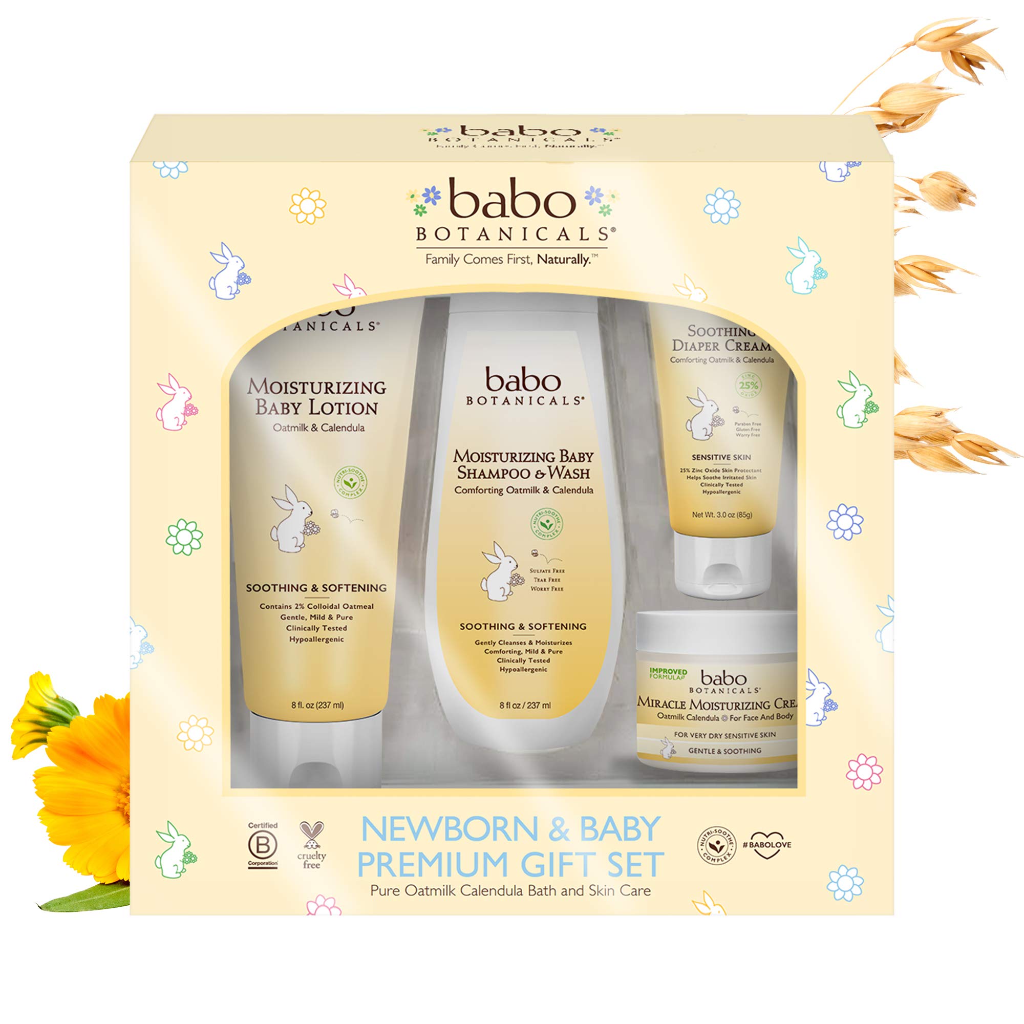 Algopix Similar Product 15 - Babo Botanicals Newborn Essentials Set